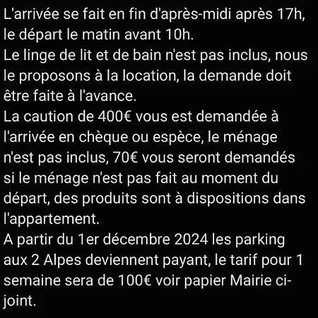 Centre Station, Refait A Neuf - Les 2 Alpes - 53m - 6 Pers Les Deux Alpes
